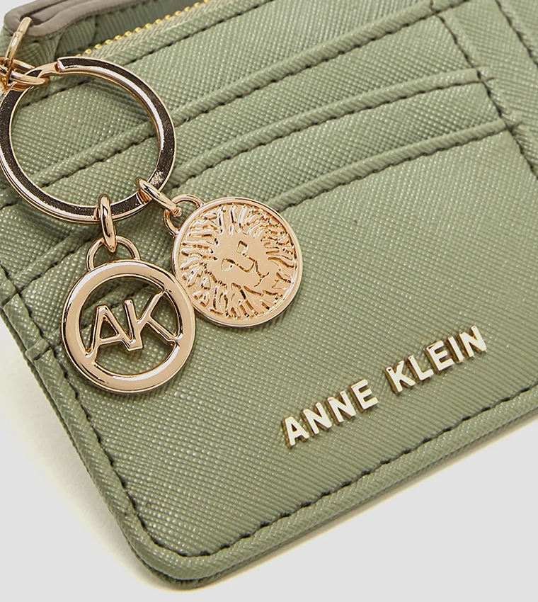 Anne Klein  Anne Klein Logo Detail Zippered Wallet for Women | Best Price UAE